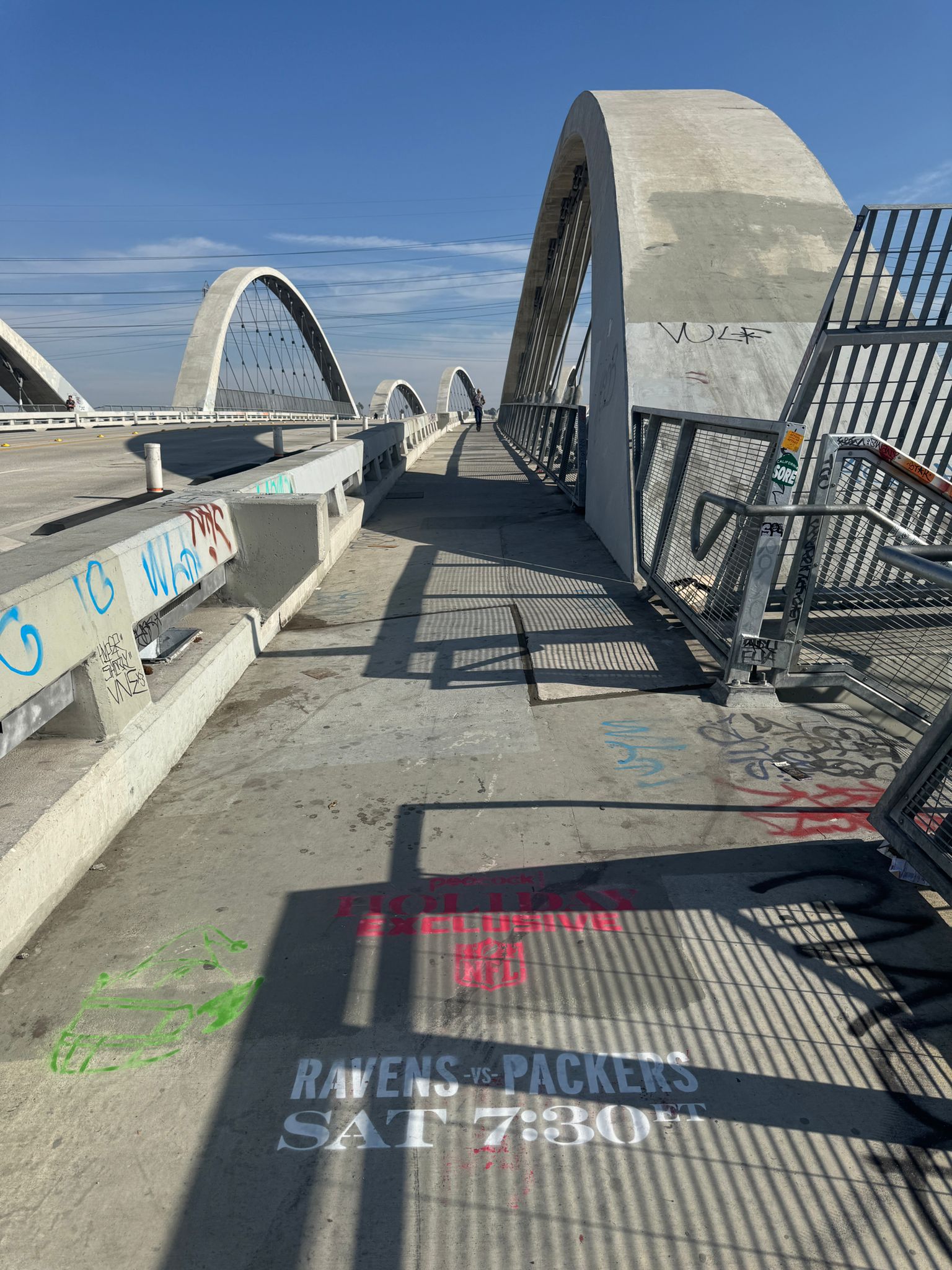 Stencil 9.5 Sixth St Bridge